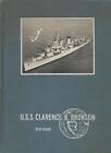☆ USS CLARENCE K BRONSON DD-668 WORLD DEPLOYMENT CRUISE BOOK YEAR LOG 1953-54 ☆