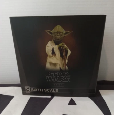 Yoda 12" 1/6 STAR WARS SIDEHOW Coleccionables NUEVO SIN USAR, EN CAJA 100407 Foto 1 de 3