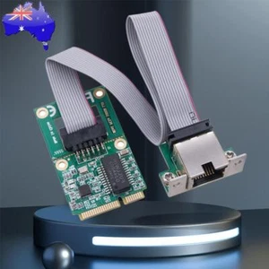 Mini PCI-E Network Card 10/100/1000M Gigabit Ethernet NIC Adapter for Desktop PC - Picture 1 of 10