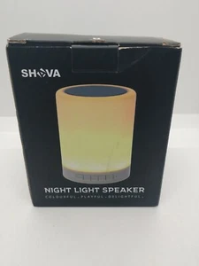 SHAVA Night Light Bluetooth Speaker Portable Wireless Touch control - Picture 1 of 10