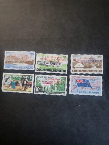 Stamps Cook Islands Scott #164-9 never hinged Cover