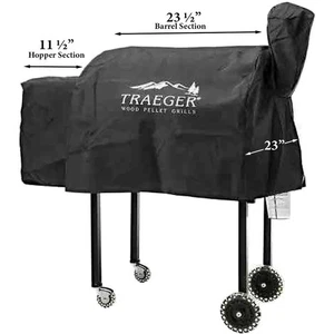 Traeger Hydrotuff Cover for Lil Tex Elite (BBQ070 & BBQ07E), BAC260 - Picture 1 of 2