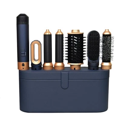 UKLISS 6 in 1 Hot Air Styler Dryer Brush Curler Straightener Volumiser Set