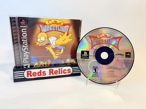 The Simpsons Wrestling (Sony PlayStation 1, 2001) Complete CIB Near Mint Cond - Picture 1 of 15