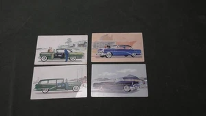 Vintage 1950’s CLASSIC ANTIQUE CAR Advertising Postcards lot of 4 1954 buick - Picture 1 of 13