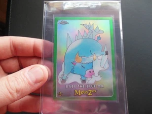 MetaZoo Topps Chrome Babe The Blue Ox 02/99 Green Refractor Card - Bild 1 von 3
