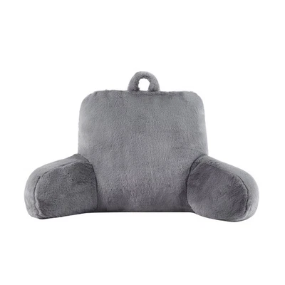 Almohada para reposacabezas de felpa de piel sintética Mainstays, tamaño especial, gris Foto 1 de 4