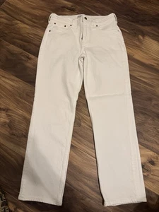 Pantalones de mezclilla para mujer Abercrombie & Fitch años 90 rectos tiro medio talla 28 cortos - Imagen 1 de 4