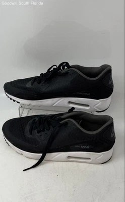 Nike Unisex Air Max 90 Black & White Lace-Up Low Top Running Shoes Size 8.5 - Image 1 of 4