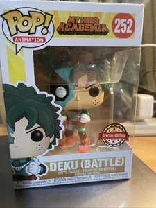 Animation - My Hero Academia - Deku (Battle) #252 Funko Pop Vinyl Figure + PP - Picture 1 of 2
