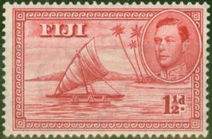 Fiji 1938 1 1/2d Carmine SG251 Fine MM - Picture 1 of 1