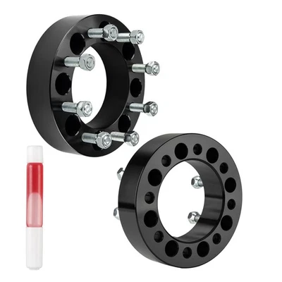 2" 8x6.5" 130mm M14x1.5 Wheel Spacers For 2001-2004 Chevrolet Silverado 1500 2PC - Image 1 of 4
