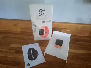 Goji	Smart Gold and Pink Strap Fitness Tracker Smart Watch - Picture 1 of 1