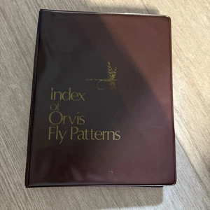 Index of Orvis Fly Patterns 1978 & Supplement I & 2 Fly Fishing John Harder - Picture 1 of 14