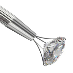 4 Claws Pick-up Tool Jewelry Beads Diamond Gems Prong Holder Tweezer Catcher - Zdjęcie 1 z 4