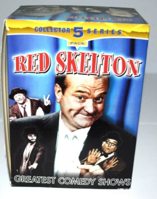 RED SKELETON A Greatest Comedy Shows COLLECTOR 5 SERIES VHS PACK  - Image 1 of 3