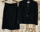 Black wool Windsmoor smart  elegant stunning skirt suit  12