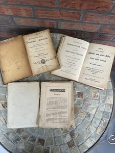 Vintage Lot 3 Books German English Primer Witter 1896 1899 Ludwig Hesse - Picture 1 of 24