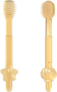 Baby Toothbrush and Baby Tongue Cleaner for Toddler Oral Care, Soft Silicone ... - Picture 1 of 1