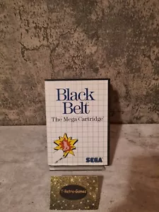 Sega Master System Black Belt con embalaje original e instrucciones multilingüe - Imagen 1 de 10