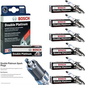 6 Bosch Double Platinum Spark Plugs For 2010-2019 SUBARU LEGACY H6-3.6L