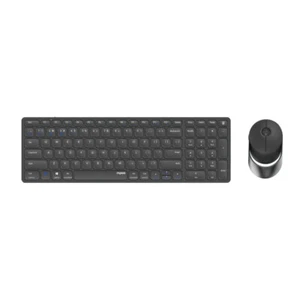 Rapoo 9750M Deskset Double Clavier Souris sans Fil 1 600 DPI Aluminium Gris DE - Photo 1/2