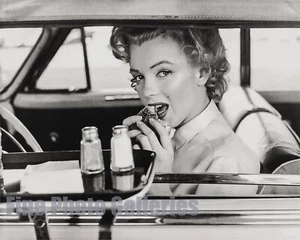 1952/76 Vintage MARILYN MONROE Actress PHILIPPE HALSMAN Duotone Photo Art 12X16 - Picture 1 of 1