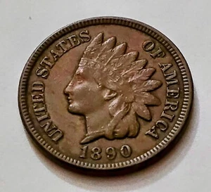 Centavo cabeza india 1890 - Imagen 1 de 2