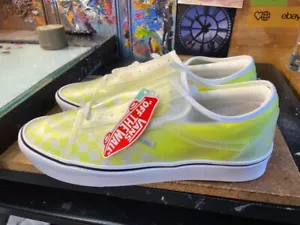 Vans Comfycush Slip Sk Checkerboard Yellow Größe US 13 Herren Neu Selten VN0A4P3EWYJ - Bild 1 von 7