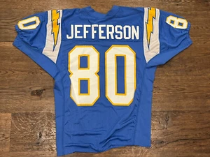 1994 San Diego Chargers Home Throwback Game Jersey Shawn Jefferson #80 - Picture 1 of 7