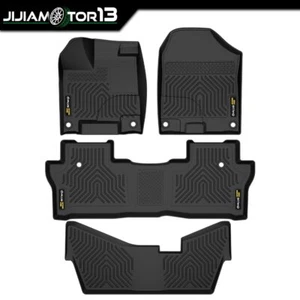 Fit For 16-22 Honda Pilot TPE 3D Molded All Weather Floor Mats Liner - Picture 1 of 12