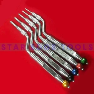 Sinus Lift Osteotomes Set 5 Pcs | Curved Offset Concave Dental Implant Tools - Picture 1 of 3