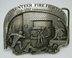 1986-1987 Commemorative Volunteer Fire Fighters Belt Buckle