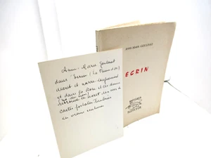 ANNE-MARIE GOULINAT ECRIN POEMES 1965 ENVOI Signé à PIERRE BOUJUT ACADEMIE - Picture 1 of 4