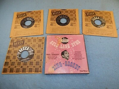 BING CROSBY 45 rpm BOX SET - AULD LAND SYNE - Image 1 of 4