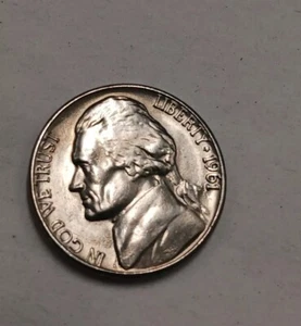 1961 Jefferson Nickel. Beautiful Matte Finish!! Some Steps - Picture 1 of 14