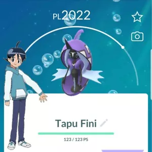 Pokémon GO 💧 Tapu Fini 💧 Registered or Not Registered Trade (30 days) - Foto 1 di 1