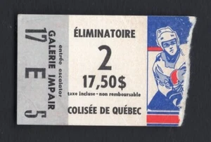 1983 Boston Bruins vs Quebec Nordiques Playoffs Game 4 Ticket Stub Rare! - Picture 1 of 2