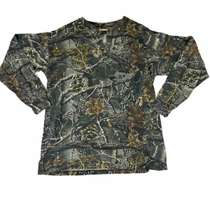 Cabela's Seclusion 3D Hardwood Men's Size Large Button Top Shirt EUC - Picture 1 of 11