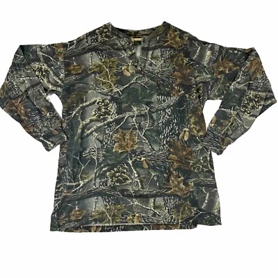 Cabela's Seclusion 3D Hardwood Men's Size Large Button Top Shirt EUC - Image 1 of 4