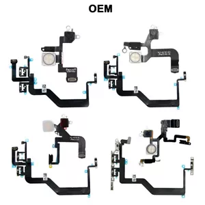 OEM Power Volume Switch Button Flash Flex Cable For iPhone 14 13 12 11 Pro Max - Picture 1 of 12