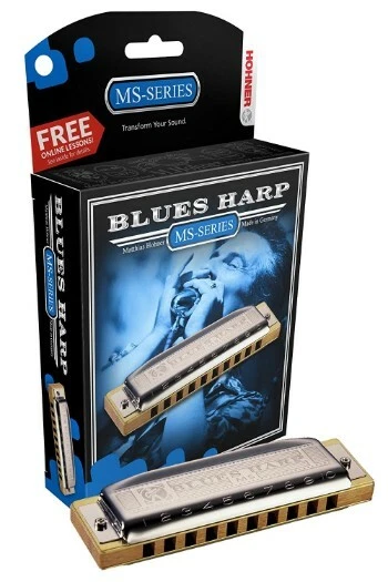 HOHNER 532 Blues Harp MS Series Harmonica G AB