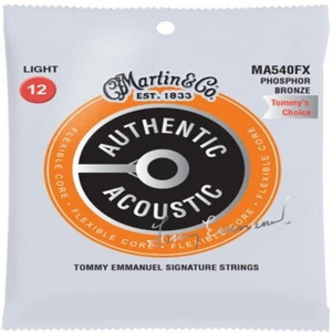 Martin MA540FX flexibler Kern Phosphor Bronze 6 Saiten für Akustikgitarre Lt 12-54 - Bild 1 von 1