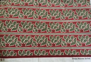 Petites Maisons De Noel 13792 11 Rouge  French General for Moda FAT QUARTER OOP - Picture 1 of 1