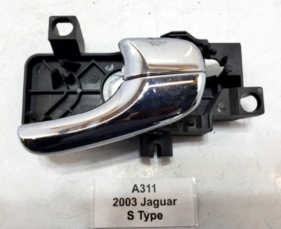 ✅ 00-08 OEM Jaguar S-Type X200 Manija de puerta interior de pasajero delantero derecho NOTA* Foto 1 de 4