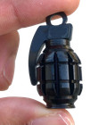 4pcs Grenade Shaped Car Wheel Tyre Valve Stem Alloy Caps Bicycle Dust Covers US