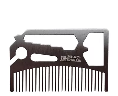 Wallet Comb Hair Comb Beard Comb for Men Mustache Comb Credit Multi Tool - Image 1 of 4