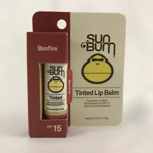 Sun Bum SPF 15 Tinted Lip Balm Bonfire 0.15 oz 4.25 g. Lip Balm Exp. 03/24 - Picture 1 of 7