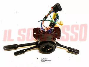 Devioluci Interruptor Intermitentes Dirección Fiat Uno Super 1992 Original Negro - Imagen 1 de 1