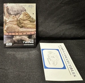 2024 Topps Chrome Star Wars #27 The Twins in penny sleeve & hard plastic - Picture 1 of 8